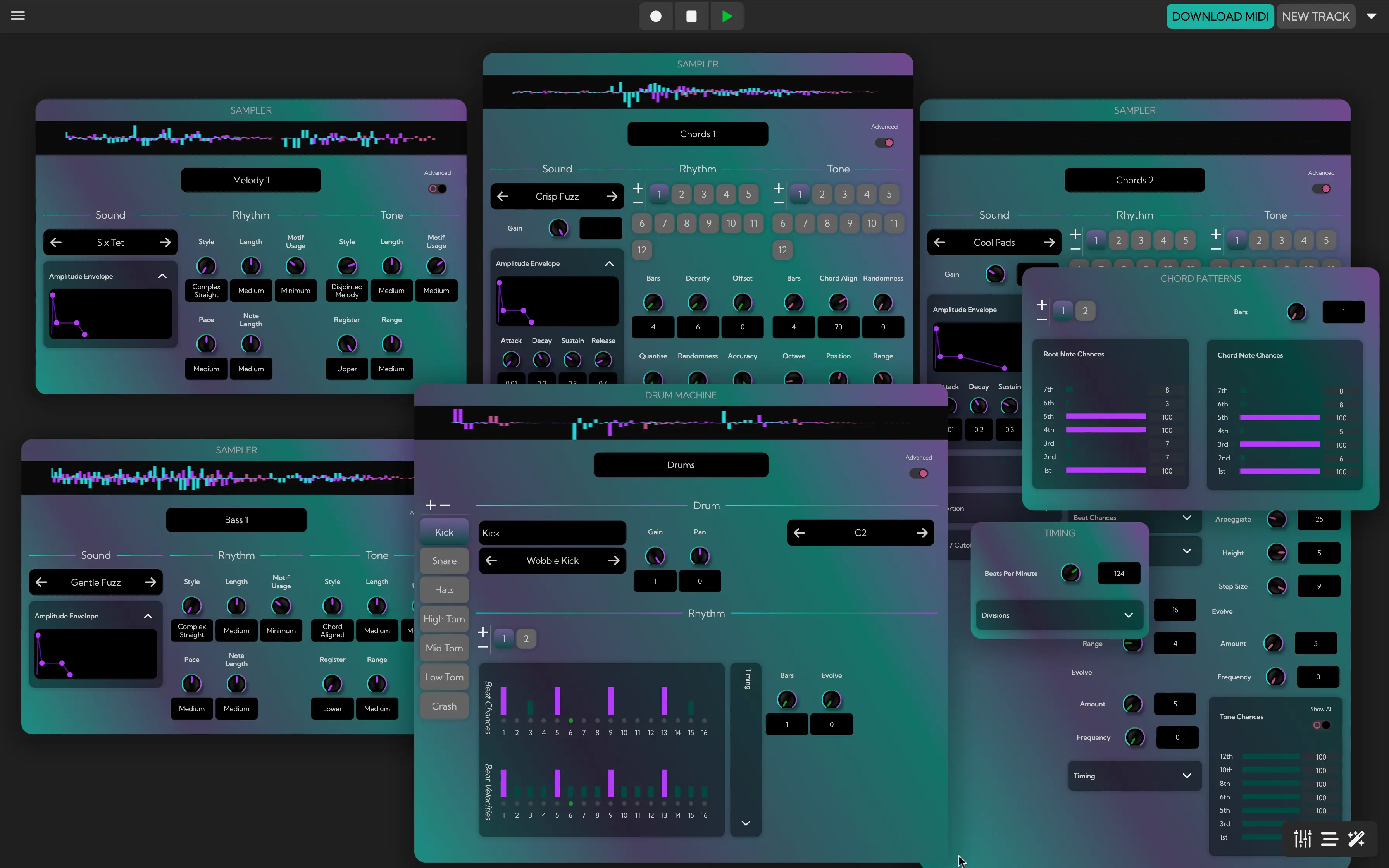 Midi Generator
